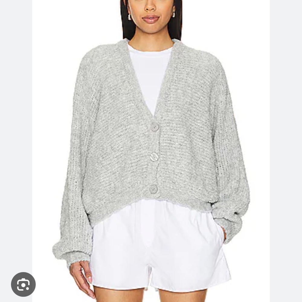 American Vintage Zolly cardigan Gris Chine XS/S